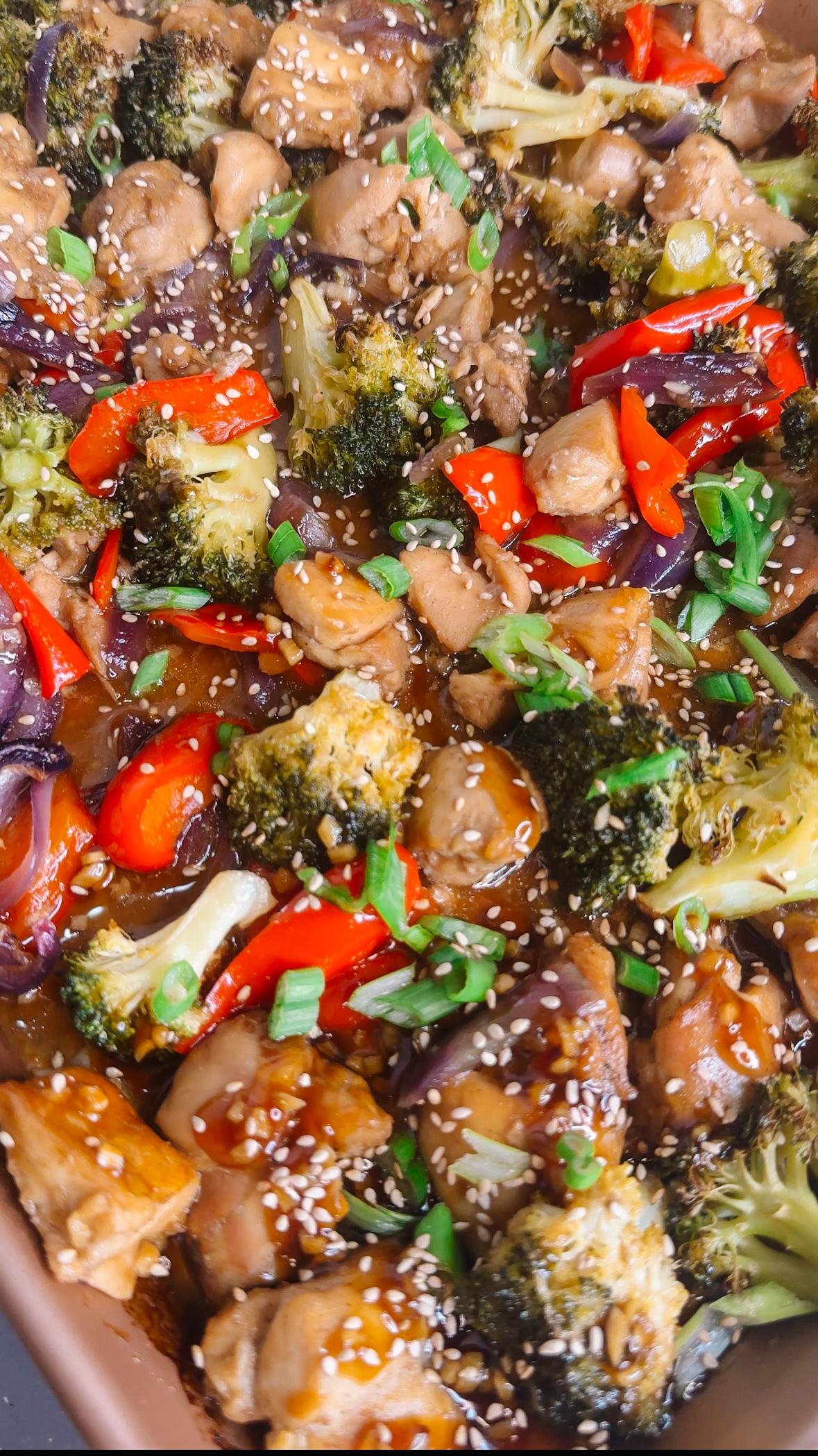 teriyaki chicken sheet pan dinner